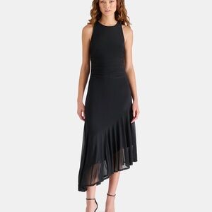 Steve Madden Black Asymmetrical Dress